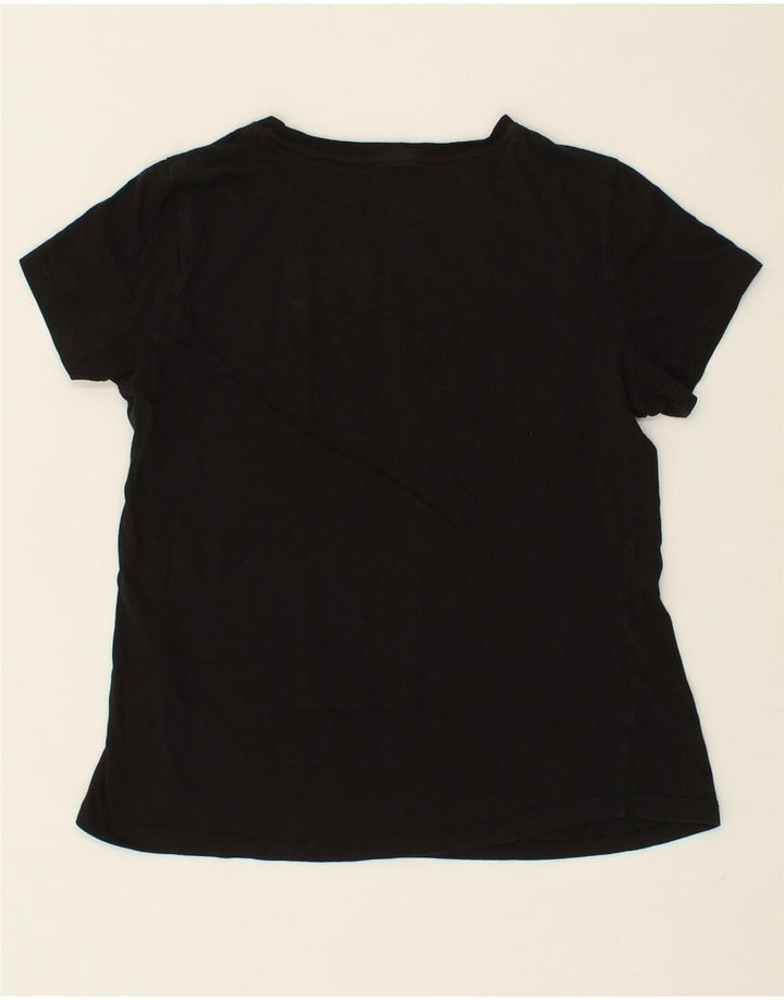 PUMA Womens Graphic T-Shirt Top UK 14 Medium Black Vintage Puma and Second-Hand Puma from Messina Hembry 