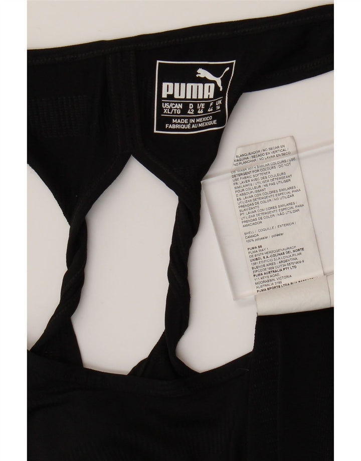 Γυναικείο γραφικό γιλέκο PUMA Top UK 16 Large Black Polyester