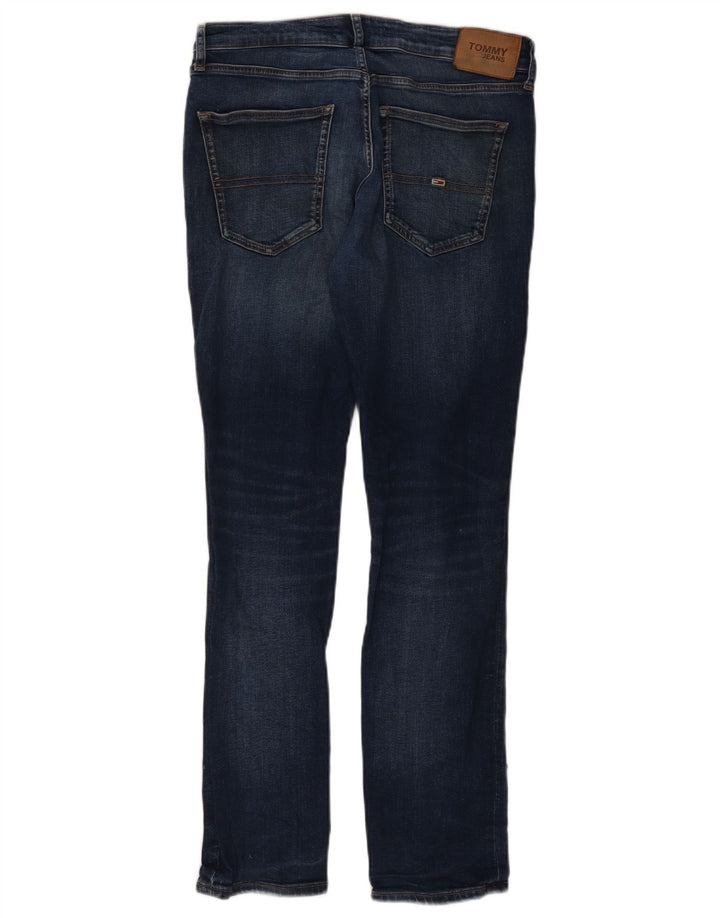 TOMMY HILFIGER Ανδρικό Slim Jeans W34 L32 Μπλε Βαμβακερό