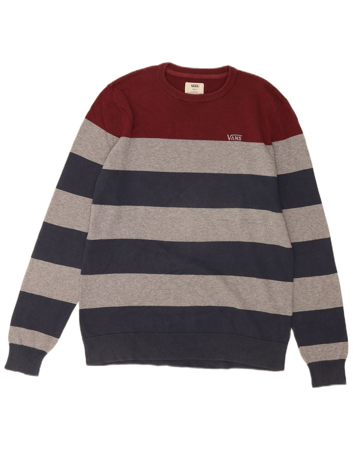 Ανδρικό πουλόβερ Vans Crew Neck Jumper Μικρό πολύχρωμο βαμβακερό ριγέ