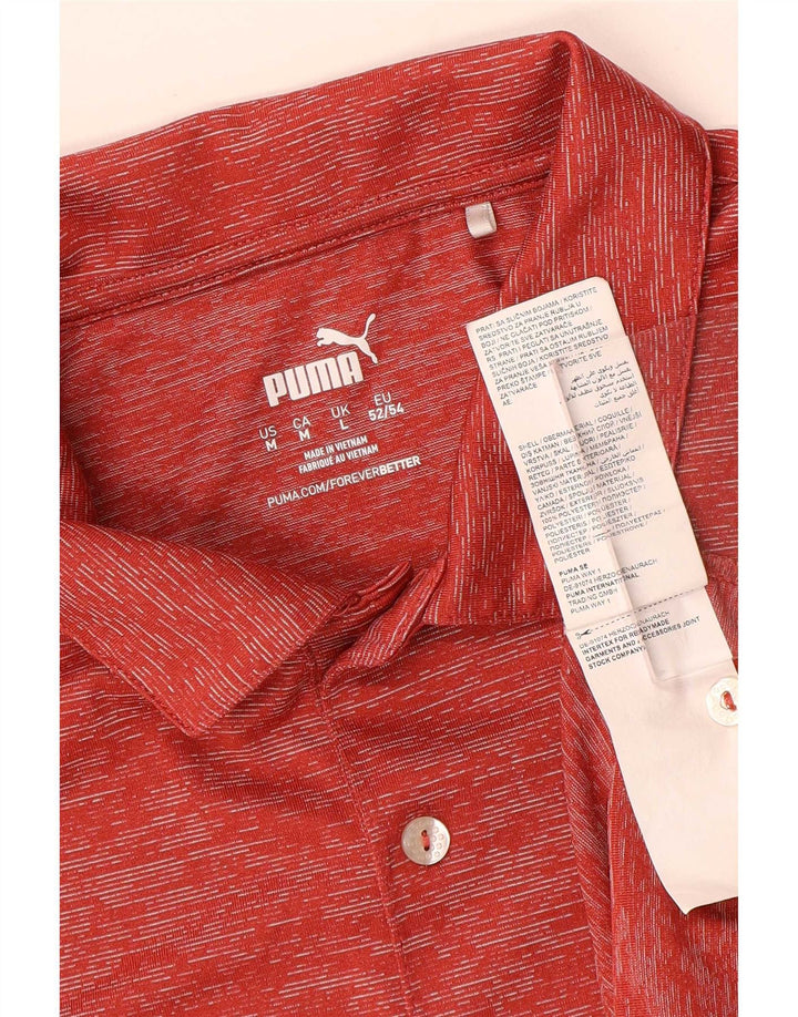 Ανδρικό πουκάμισο Polo Puma με μεγάλο κόκκινο φλύκταινο πολυεστέρα
