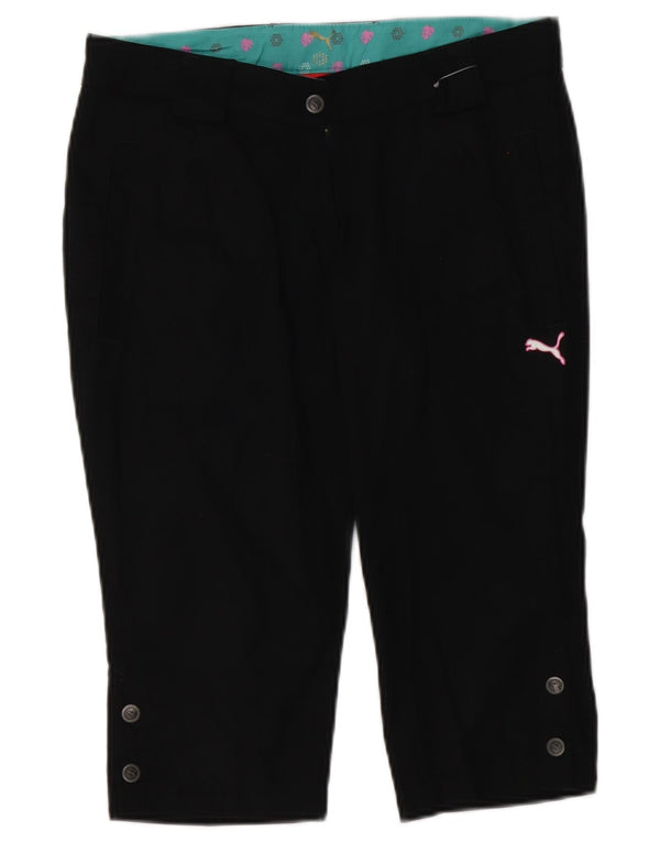 Puma Γυναικείο Κάπρι Παντελόνι UK 8 Small W30 L17 Μαύρο