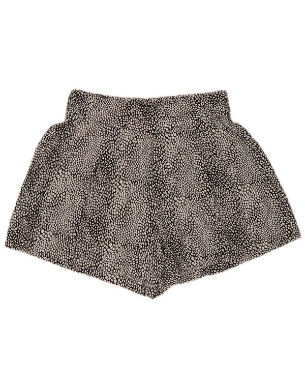 Marks & Spencer Γυναικεία Casual σορτς UK 8 Small W27 Μαύρο Animal Print