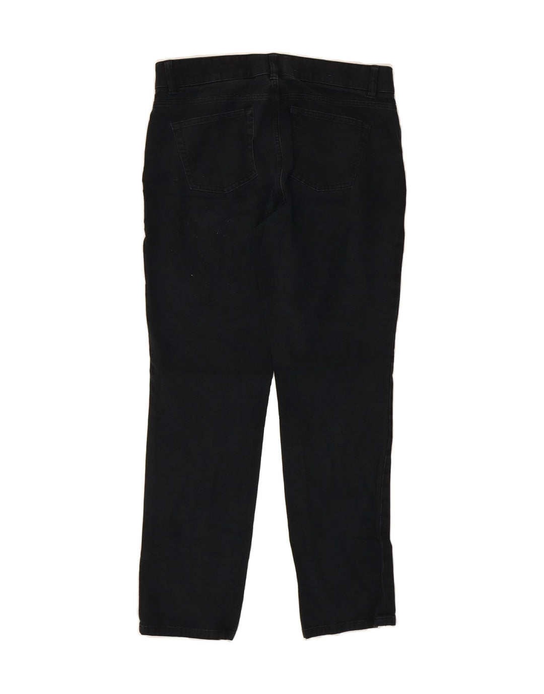 CHAPS Womens Slim Casual Trousers US 10 Large W32 L28 Black Vintage Chaps and Second-Hand Chaps from Messina Hembry 