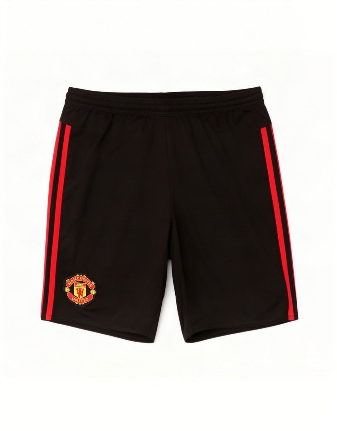 Ανδρικό σορτς Adidas Manchester United, μεσαίο μαύρο πολυεστέρα