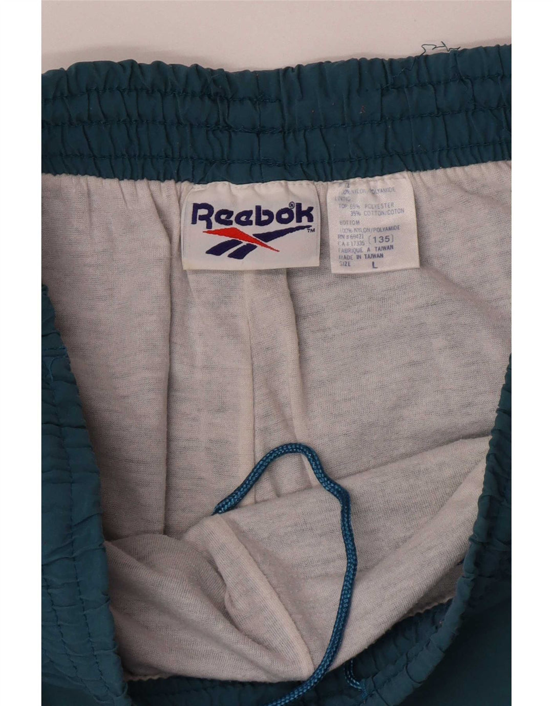 Ανδρική φόρμα Reebok Παντελόνι Joggers Μεγάλο Μπλε Νάιλον