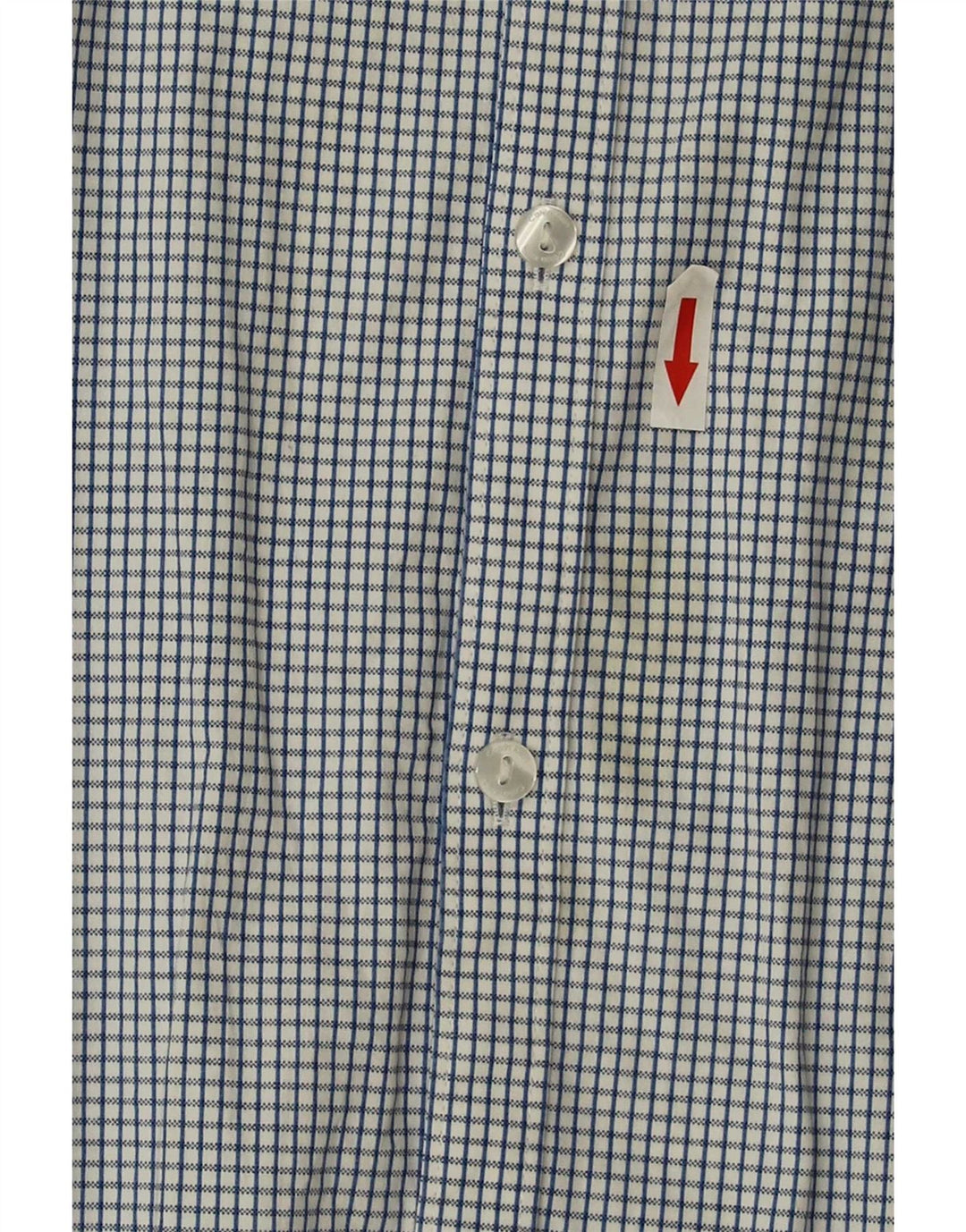 Ανδρικό πουκάμισο Calvin Klein Slim Fit Large Blue Check Cotton