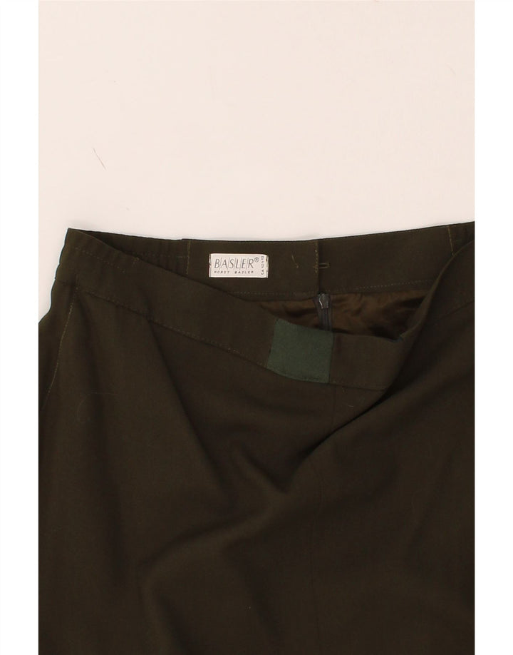 BASLER Womens Pencil Skirt W33 Large  Khaki Vintage Basler and Second-Hand Basler from Messina Hembry 