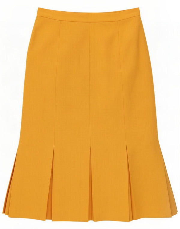 Jacques Vert Womens High Waist Trumpet Skirt UK 16 Large W30 Yellow