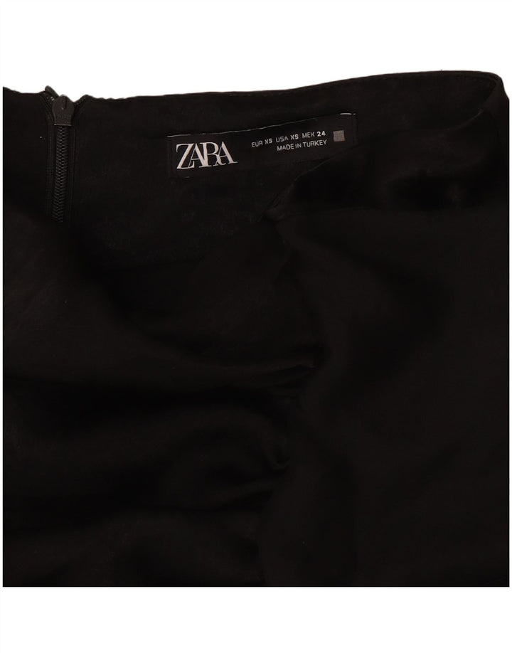 Zara Γυναικείο Σορτς Casual XS W24 Μαύρο