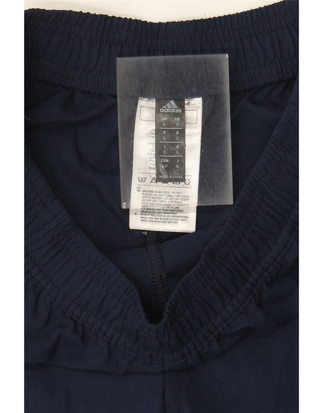 Ανδρικό γραφικό αθλητικό σορτς Adidas Small Navy Blue Polyester