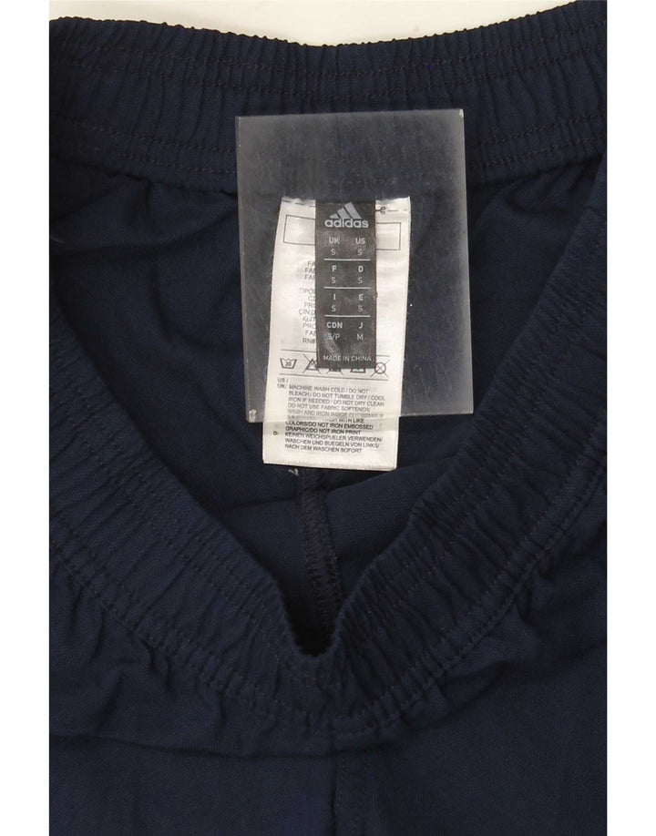 Ανδρικό γραφικό αθλητικό σορτς Adidas Small Navy Blue Polyester