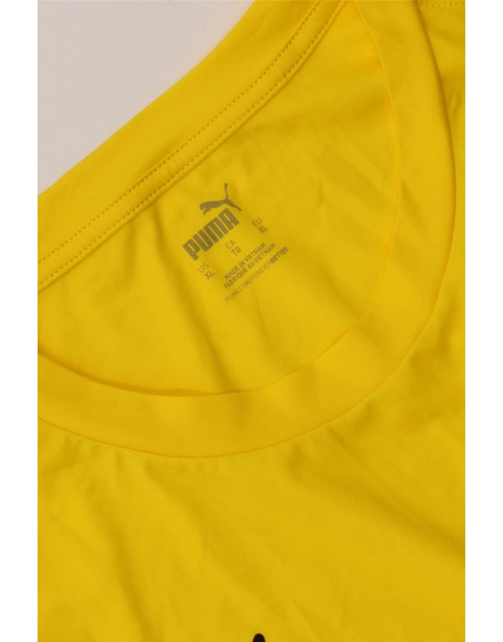Γραφικό T-Shirt Puma Mens BVB Dortmund Top XL Κίτρινο