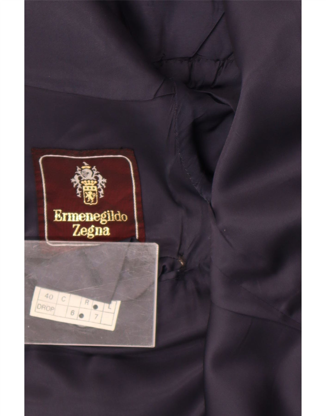 Ermenegildo Zegna Ανδρικό σακάκι με 1 κουμπί UK 38 Medium Black Classic
