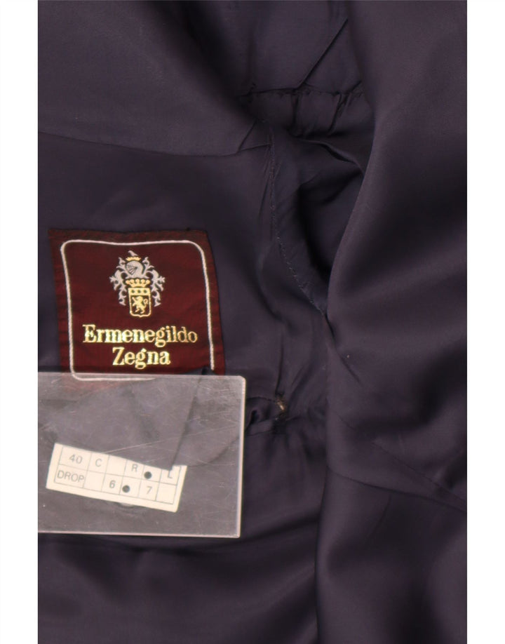 Ermenegildo Zegna Ανδρικό σακάκι με 1 κουμπί UK 38 Medium Black Classic
