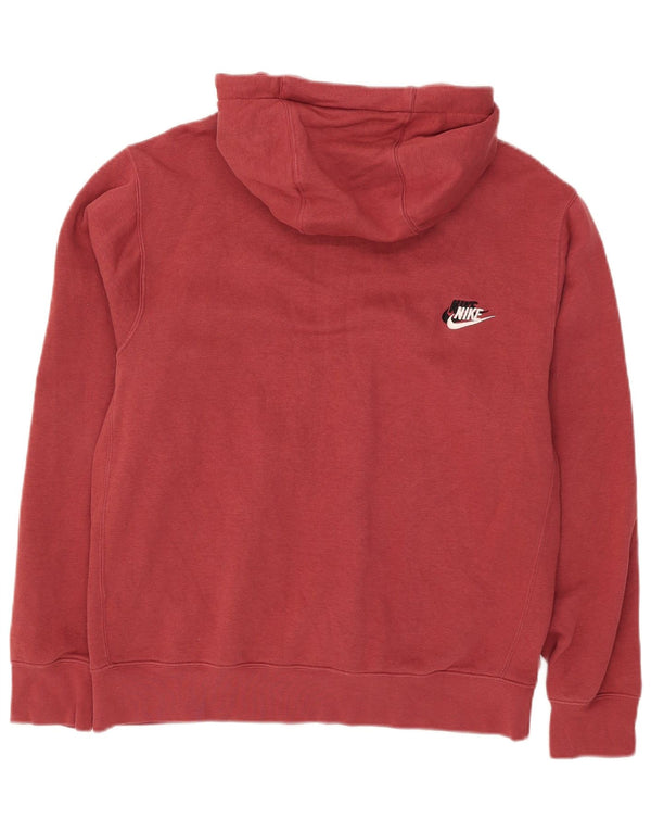 Ανδρικό φούτερ Nike, μεσαίο κόκκινο βαμβακερό