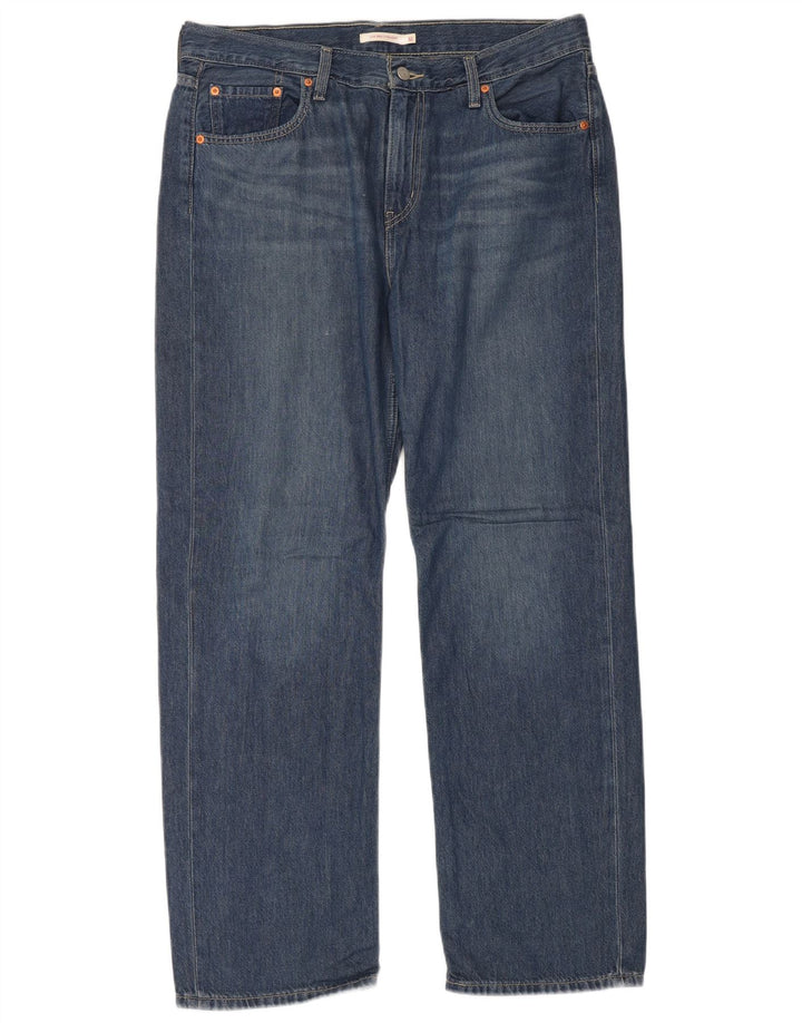 Ανδρικό τζιν Levi's Low Pro Straight W32 L32 Μπλε βαμβακερό