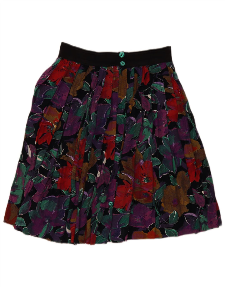 Vintage Γυναικεία Flared Φούστα W30 Medium πολύχρωμη Floral