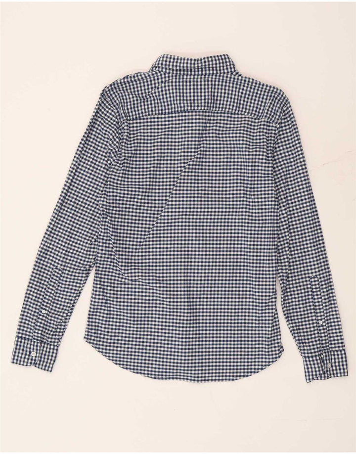 Ανδρικό πουκάμισο Hollister Small Blue Gingham Cotton