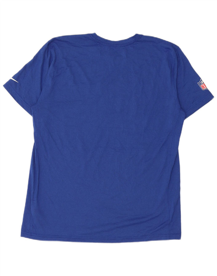 Γραφικό T-Shirt Nike Mens New York Giants Top Large Blue Polyester