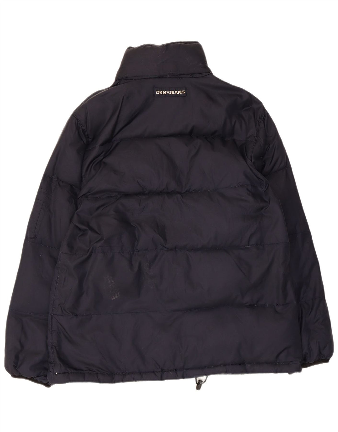 Dkny γυναικείο μπουφάν με επένδυση UK 10 Small Navy Blue Nylon