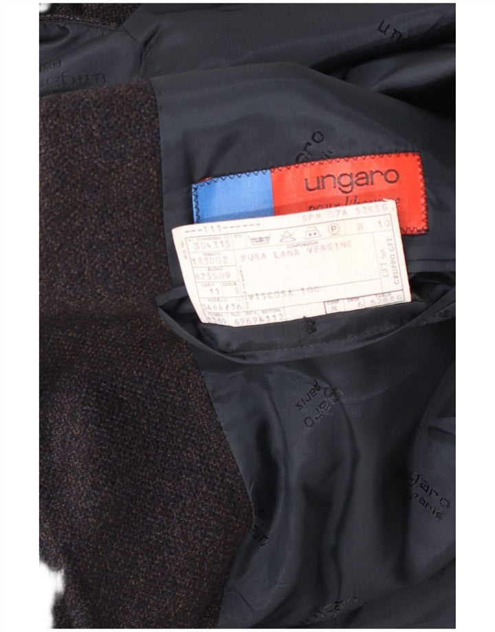 Ungaro Ανδρικό σακάκι σακάκι με 3 κουμπιά IT 52 XL Γκρι παρθένο μαλλί