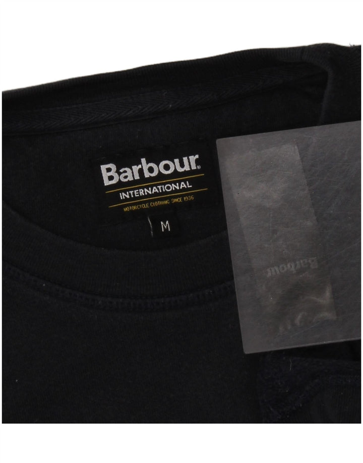 Ανδρικό γραφικό φούτερ BARBOUR Jumper Medium Navy Blue Cotton