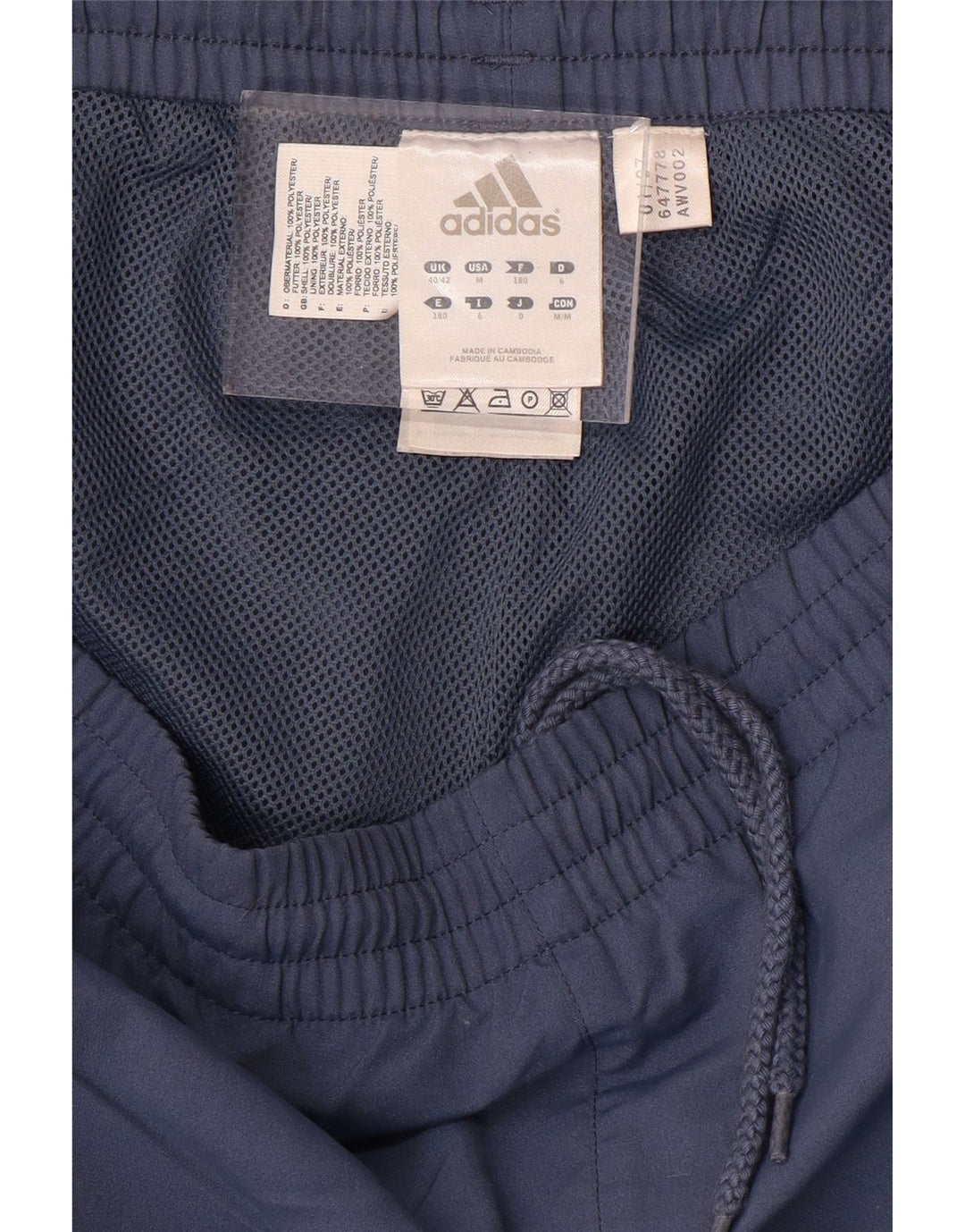 Ανδρική φόρμα ADIDAS Παντελόνι UK 40/42 Medium Blue Polyester