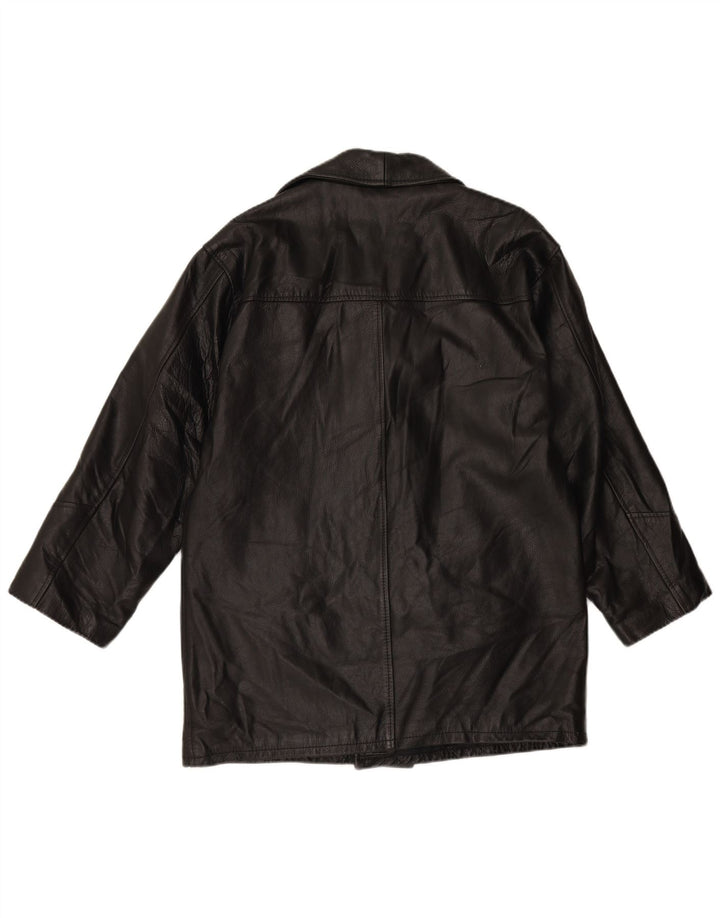 Ανδρικό Δερμάτινο Μπουφάν VINTAGE IT 48 Μεσαίο Μαύρο Δερμάτινο