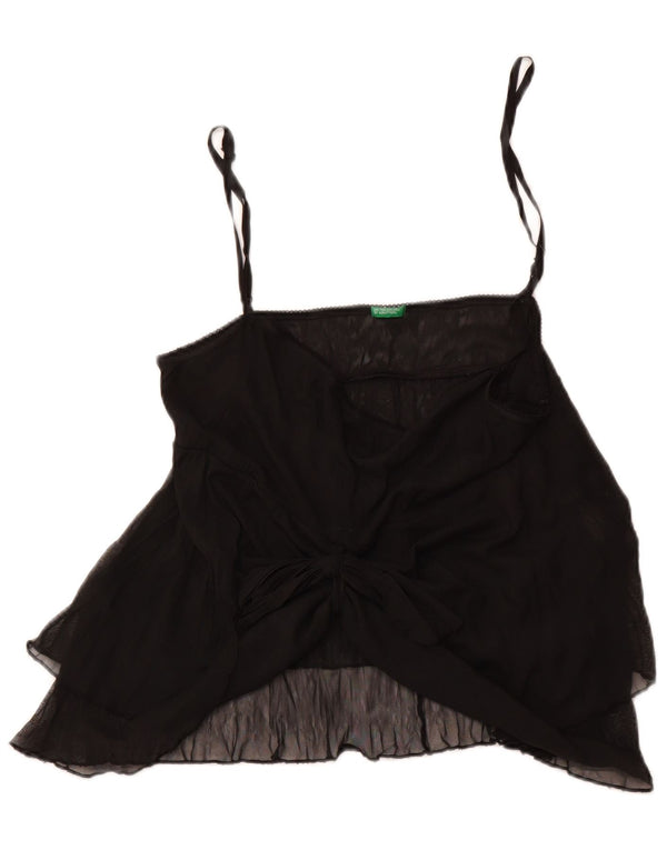 BENETTON Γυναικείο Cami Top UK 12 Medium Black