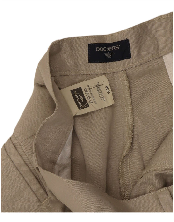 Dockers Ανδρικό σορτς Chino με καρφίτσες W36 Large Beige Polyester