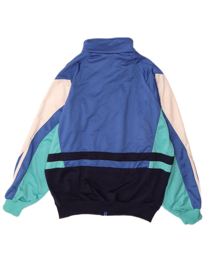 Ανδρική φόρμα Adidas Top Jacket UK 40/42 Medium Blue Colorblock Polyester