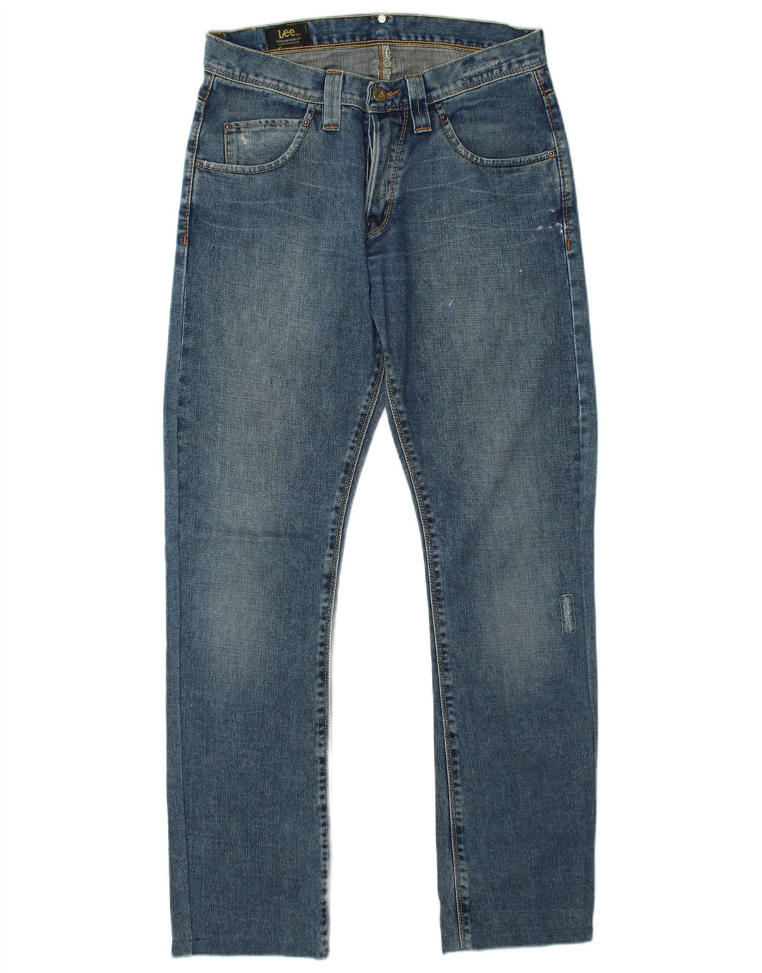 LEE Ανδρικό Roscoe Distressed Straight Jeans W30 L34 Blue Cotton
