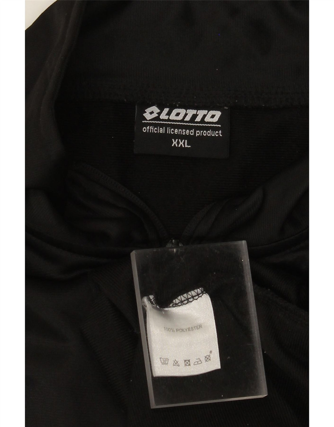 Ανδρική φόρμα Lotto Top Jacket 2XL Μαύρο Πολυεστέρα