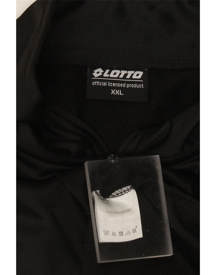 Ανδρική φόρμα Lotto Top Jacket 2XL Μαύρο Πολυεστέρα