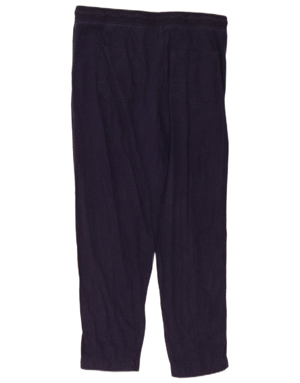 Γυναικεία Casual Παντελόνια Marks & Spencer UK 14 Large W34 L29 Navy Blue