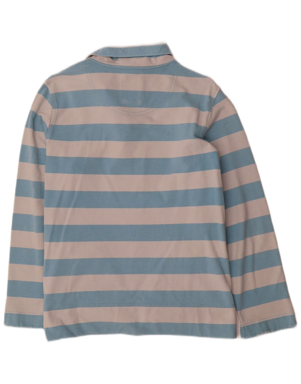 Crew Clothing Γυναικεία φούτερ με φερμουάρ Jumper UK 18 XL μπλε ριγέ