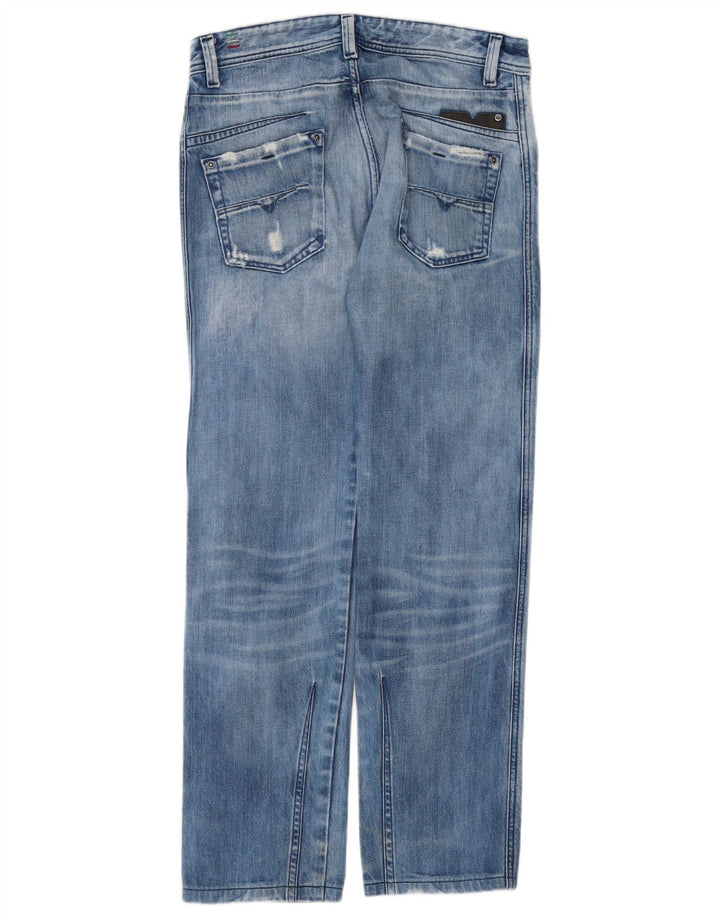 Diesel Ανδρικό Darron Distressed Straight Jeans W30 L30 Blue Cotton