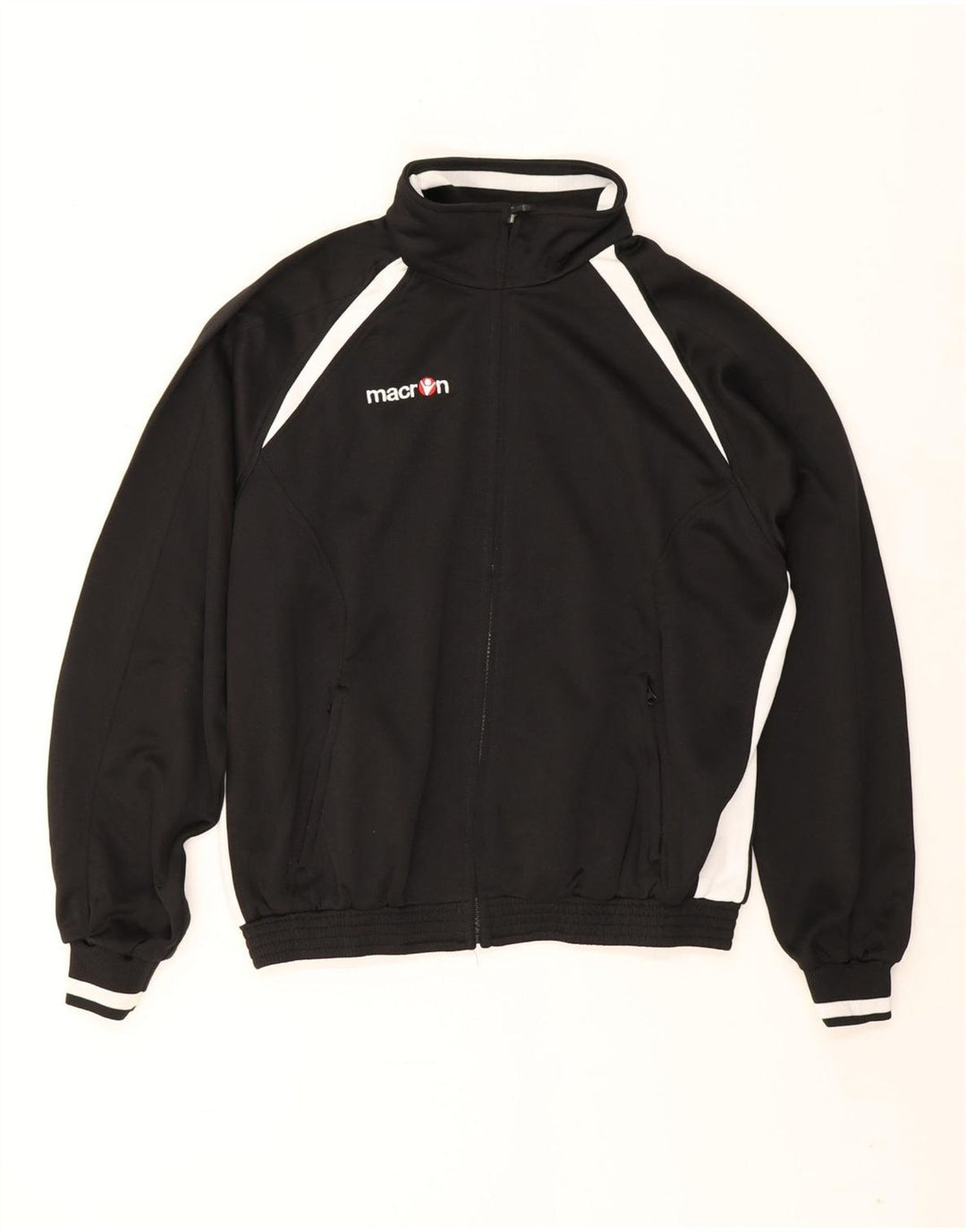 Ανδρική φόρμα Macron Loose Fit Top Jacket Small Black Colourblock