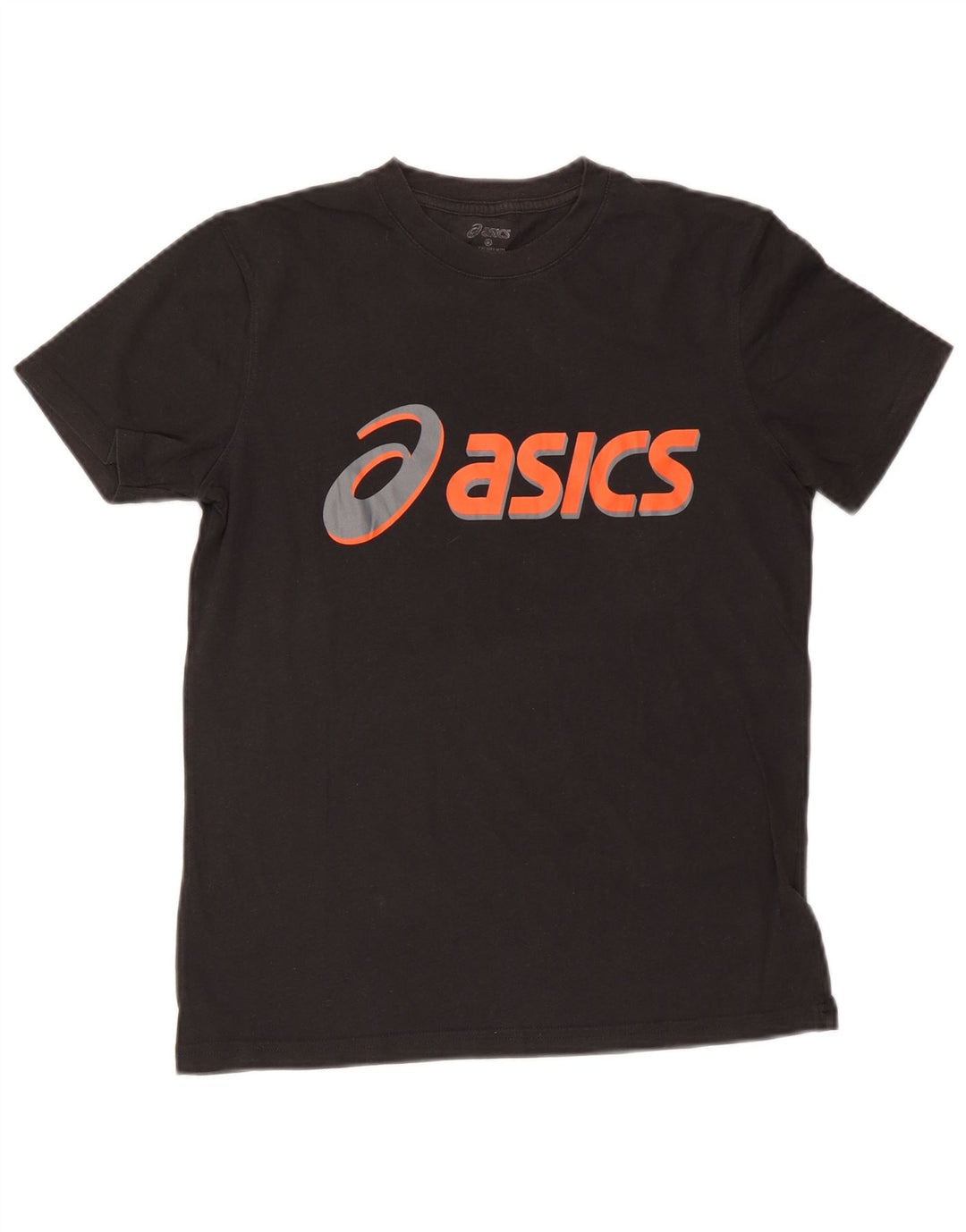ASICS Γραφικό T-Shirt για αγόρια 13-14 ετών Μικρό μαύρο βαμβακερό