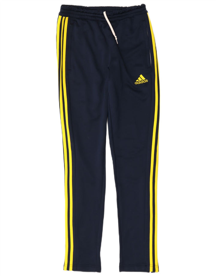 Ανδρική αθλητική φόρμα Adidas Παντελόνι Μικρό Navy Blue Polyester