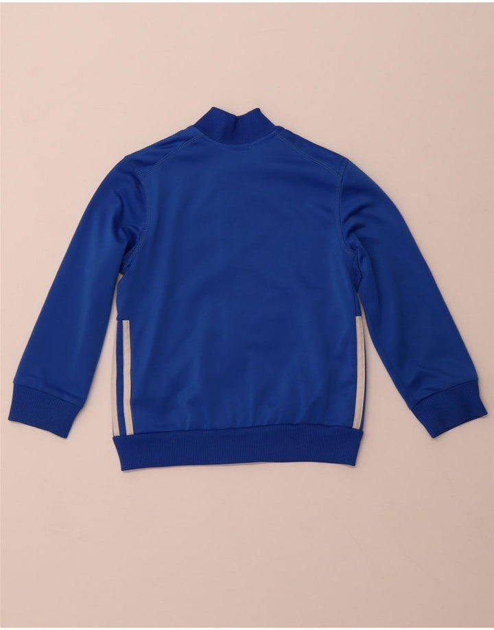 ADIDAS Boys αθλητική φόρμα Top Jacket 5-6 Years Blue Polyester