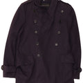Γαλλική Connection Ανδρική καμπαρντίνα UK 38 Medium Navy Blue Virgin Wool