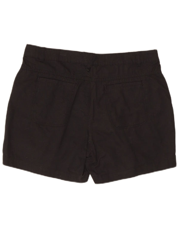 Mountain Warehouse Γυναικείο κανονικό σορτς Chino UK 14 μεγάλο W35 μαύρο βαμβακερό