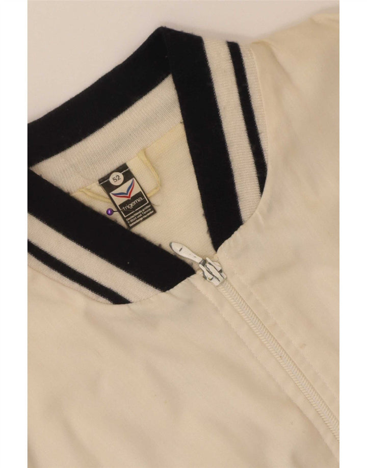 Ανδρικό μπουφάν Trigema Bomber IT 52 XL White Colourblock Polyester