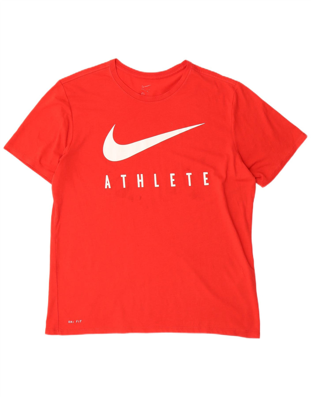 Ανδρικό γραφικό μπλουζάκι NIKE Top μεγάλο κόκκινο πολυεστέρα