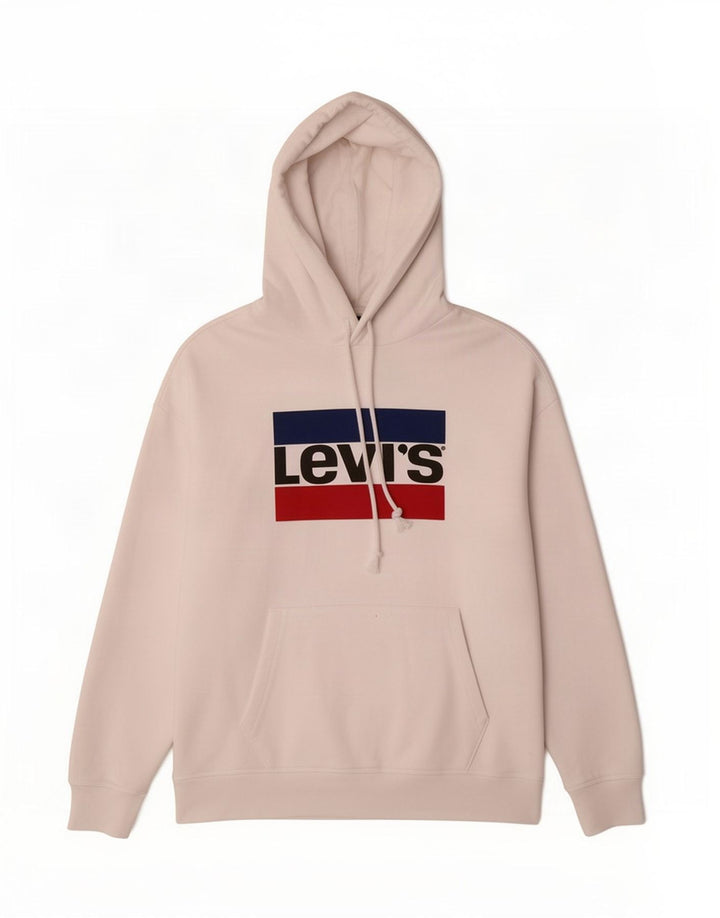 Ανδρικό γραφικό κουκούλα Levi's, μεσαίο λευκό βαμβακερό