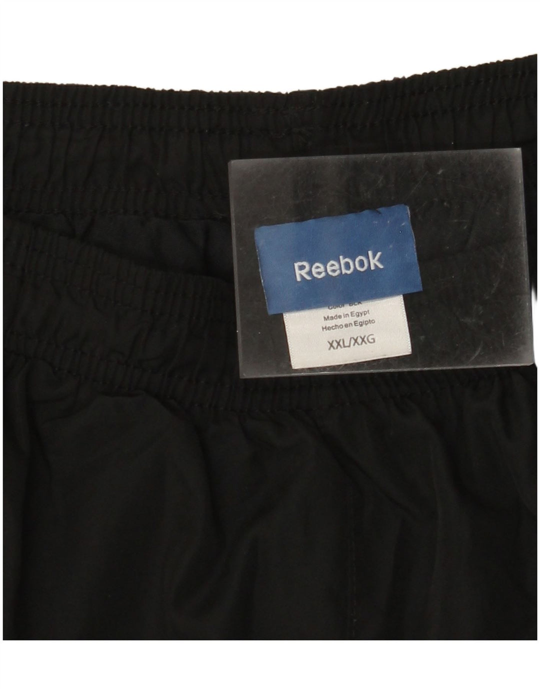 Ανδρική φόρμα REEBOK Παντελόνι Joggers 2XL Μαύρο Colourblock Πολυεστέρας