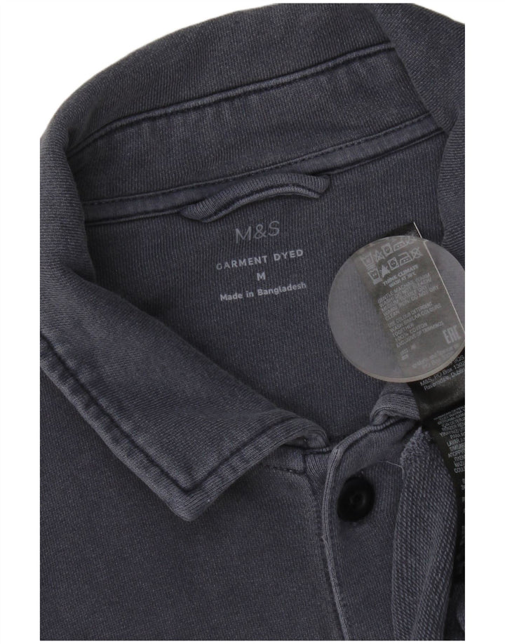 Marks & Spencer Γυναικείο Πουκάμισο UK 14 Medium Blue Cotton