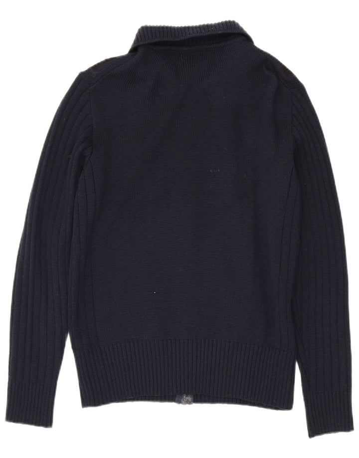Ανδρικό πουλόβερ Ranger Cardigan IT 50 Medium Navy Blue Colorblock παρθένο μαλλί